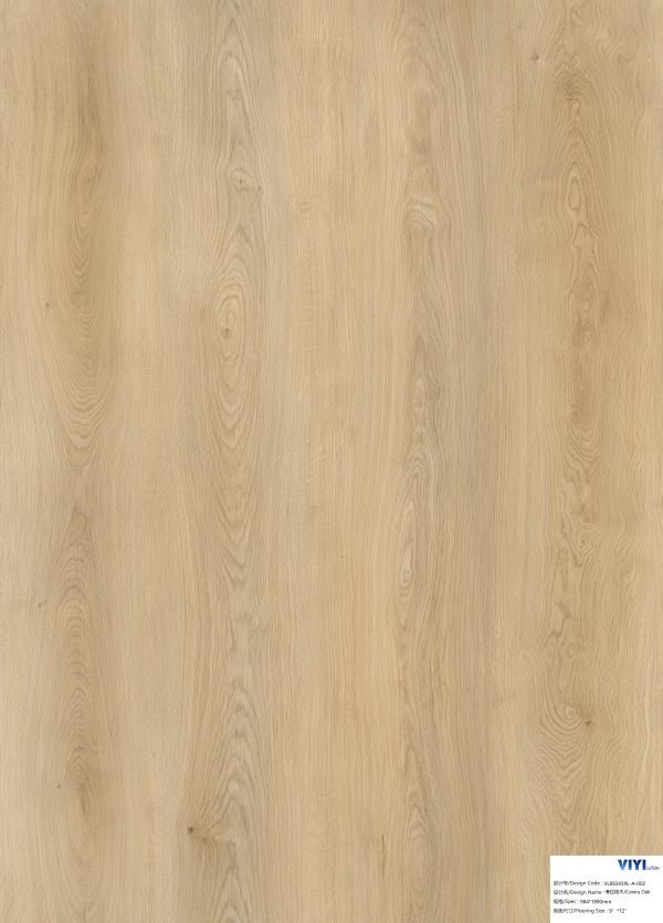 8mm Natural Oak Rigid Core Luxury Vinyl Plank(SPC) 9" x 60"