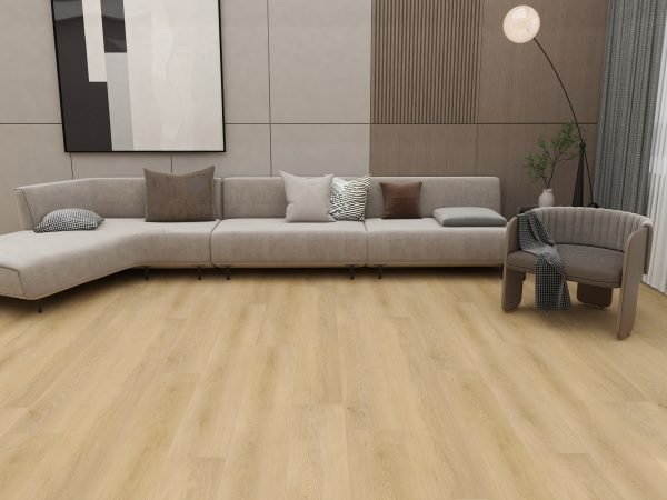 8mm Natural Oak Rigid Core Luxury Vinyl Plank(SPC) 9" x 60"