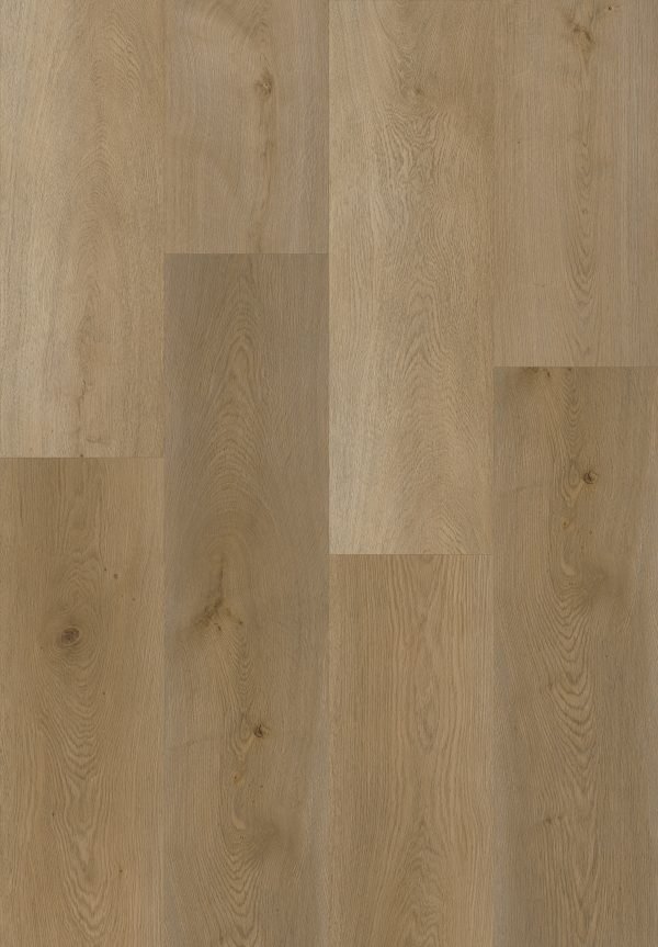 12mm Warm Natural Oak Embossed Luxurv Vinvl Plank(WPC) 9" x 71"