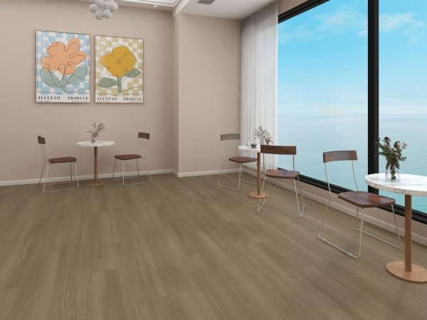 12mm Beige Planks Waterproof Black Core Luxury Laminate Flooring 9" x 60"